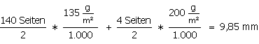 Formel Katalogversand Beispiel 1